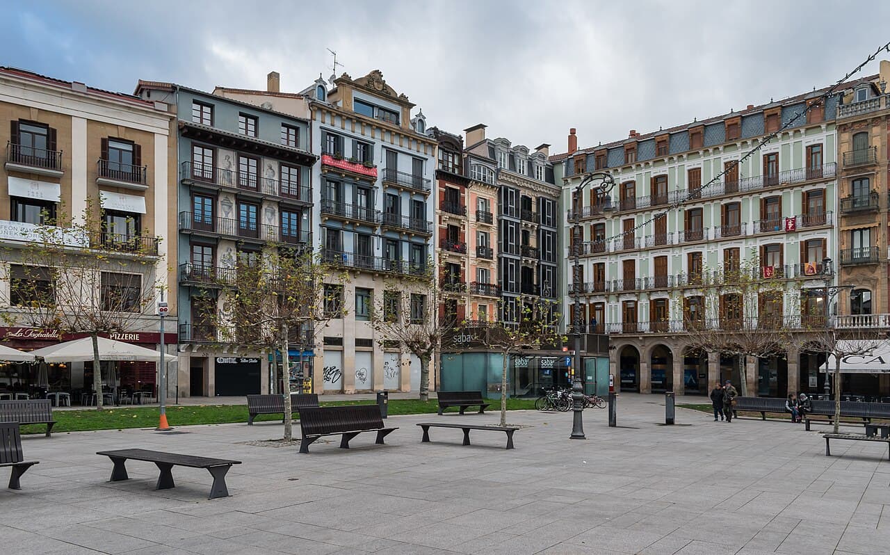 Pamplona city planning image in Spain